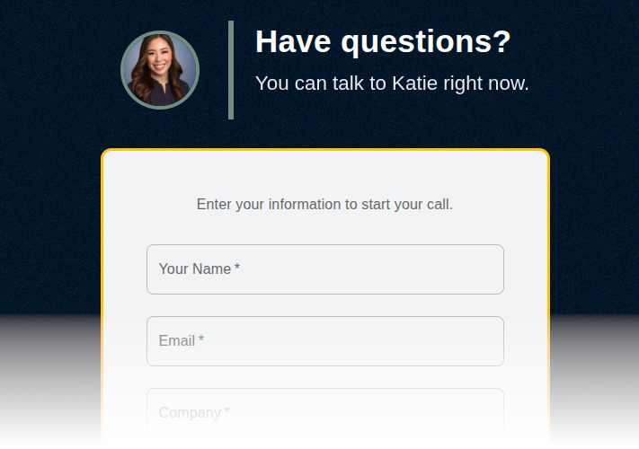 Hello? It’s Katie. 👋